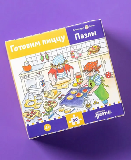 Пазлы с Конни. Готовим пиццу. Конни готовит пиццу Printed books Альпина