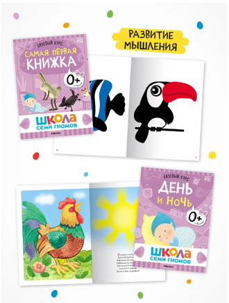 Школа Семи Гномов. Годовой базовый курс. Комплект 0+ Printed books Мозаика-Синтез