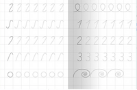 Для детского сада. Первые прописи в клетку Printed books Омега