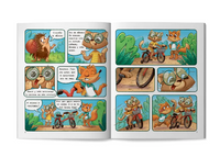 Тим учится кататься на велосипеде. Калинина А.