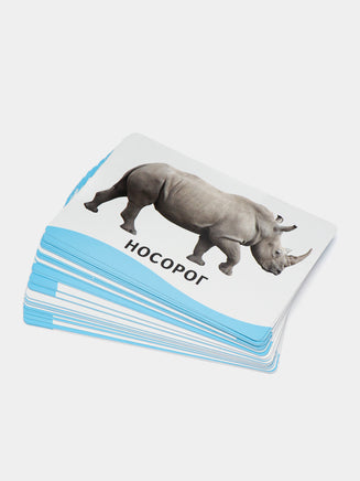 Набор карточек Умные карточки. Животные Printed books Росмэн