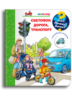 Что? Почему? Зачем?  Малышу. Светофор, дорога, транспорт (с волшебными окошками)