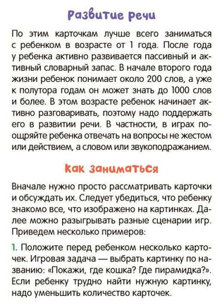 Первые слова. Развивающие карточки Printed books Мозаика-Синтез