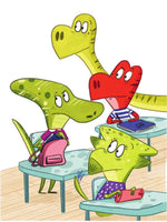 Школа динозавров: Бронтозавр - новенький в классе - [bookvoed_us]