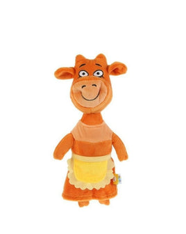 Игрушка мягкая Оранжевая корова мама, 27 см, без чипа Printed books Умка