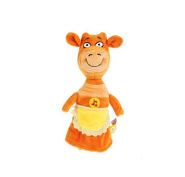 Игрушка мягкая Оранжевая корова мама, 27 см, муз. чип, в пакете Printed books Умка