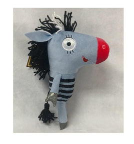 Игрушка мягкая "Зебра в клеточку" зебра поля, 20 см Printed books Умка